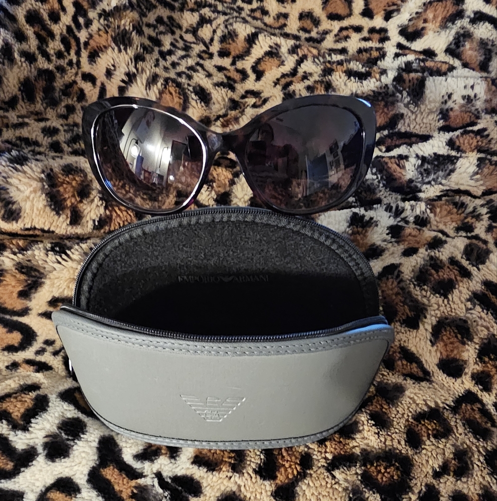 Giorgio Armani Tortie Women's Cat Eye Sunglasses AR8030-H 5026/13